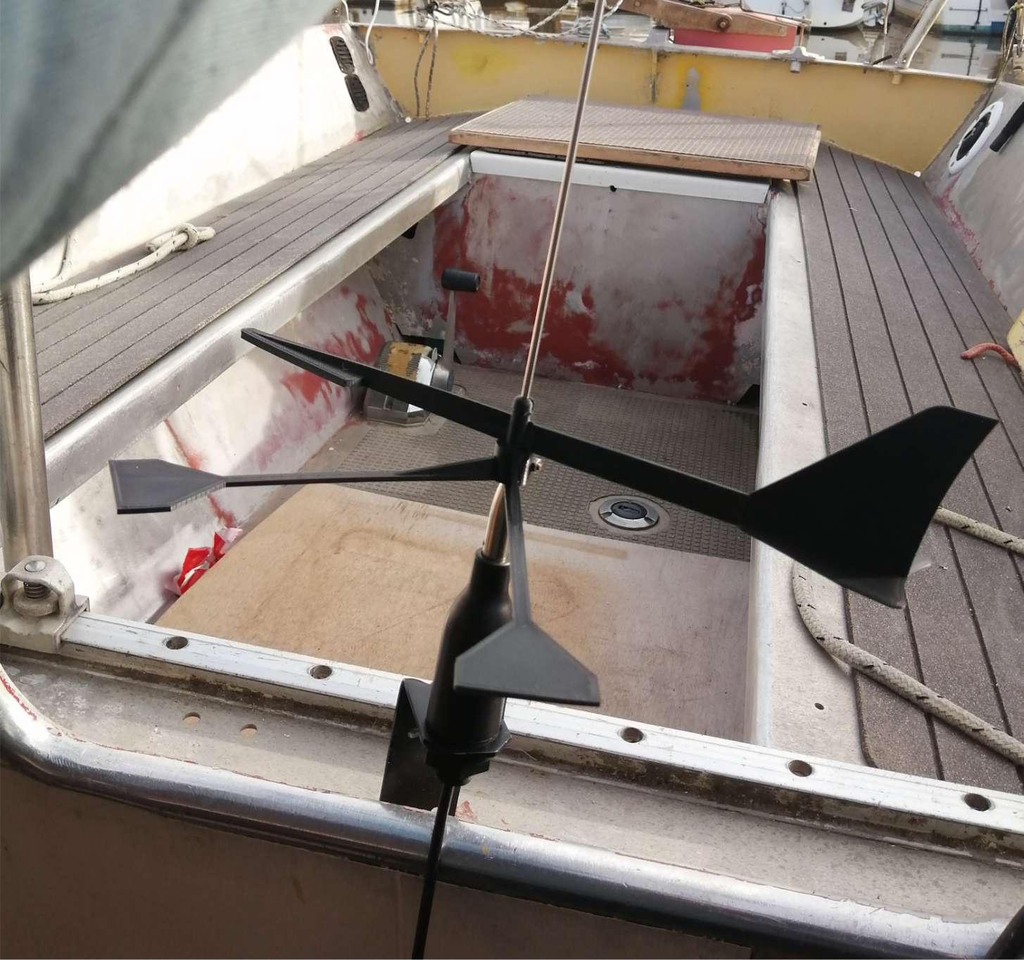 Girouette sur antenne vhf